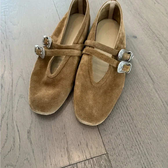 Le Monde Béryl Claudia Leather Ballet Flats - Picture 5 of 12